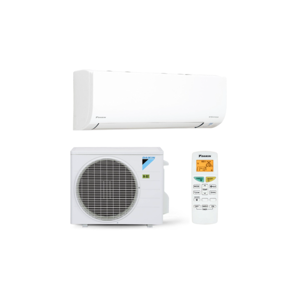 Ar Condicionado 9000 BTUs Split Hi Wall Inverter Daikin Quente e Frio Ecoswing Smart Gold R-32 220V