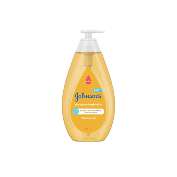 Johnson's Baby Shampoo Glicerina Para Bebê, 750ml