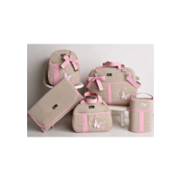 Kit Bolsa Maternidade Menino/Menina Mala de Luxo Térmica Impermeável Luender Baby