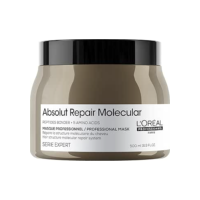 L'Oréal Professionnel Máscara Absolut Repair Molecular, Repara os Danos & Recupera a Força, Maciez & Desembaraço, Para cabelos danificados e muito danificados