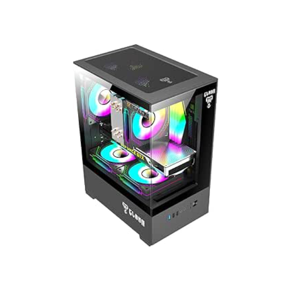 Gabinete Gamer Megalon Clanm ATX Design e Performance