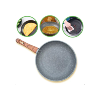 Frigideira Antiaderente Ceramica Indução Fogão Cooktop E Gás Cinza-escuro