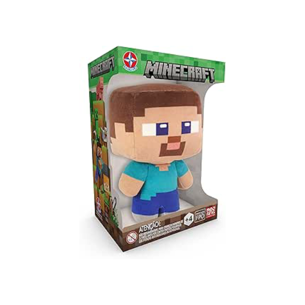 Brinquedos Estrela - Pelúcia Steve Minecraft