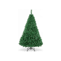 Árvore de Natal Pinheiro Grande Luxo 1,80m Pé Base Ferro 750 Galhos Cor Verde
