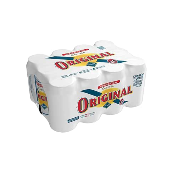 Pack Cerveja Original, Pilsen, 350ml Lata - 12 Unidades