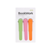 Marcadores de livros Marcadores de paginas Marcadores de silicone inovadores Marcadores de Livros Automaticos Acompanha sua Leitura Sem Perder Paginas (CORES 02)