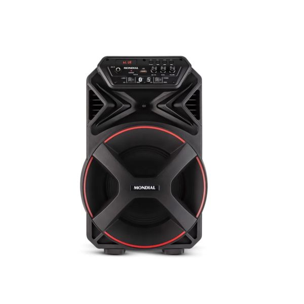 Caixa de Som Bluetooth Amplificada Portátil 250W RMS Connect Party Plus CM-250 Bivolt Preta Mondial