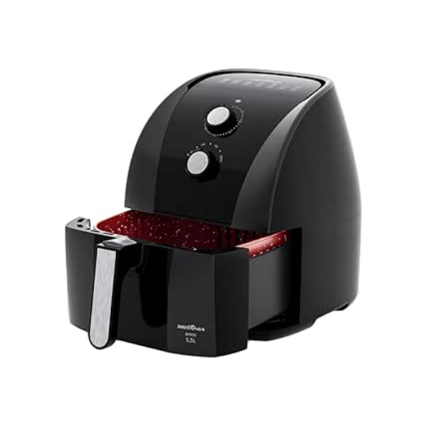 Fritadeira Air Fryer Britânia 5,5L 1500W BFR50 Redstone 220V