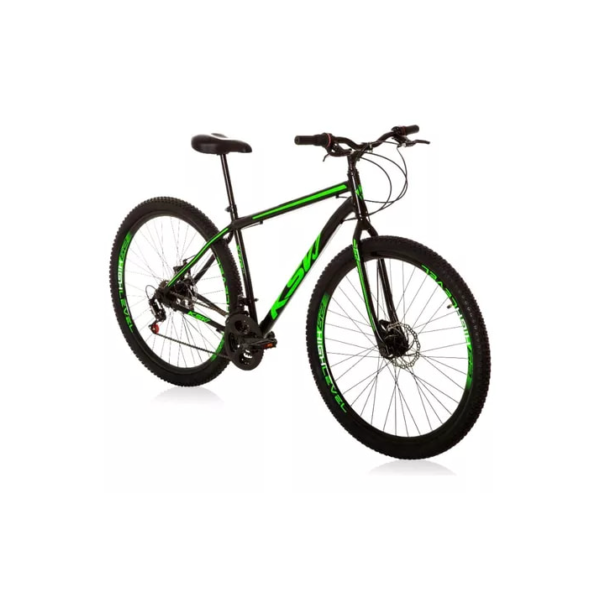Bicicleta Aço Carbono Ksvj Aro 29 Freios A Disco 21 Vel
