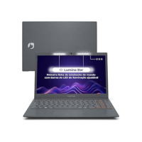 Notebook Positivo Vision C14 Intel® Celeron® Linux 4GB 128GB eMMC 14” HD Lumina BAR – Cinza