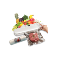 Seladora Elétrico à Vácuo para Armazenar Alimentos Domésticos Branco Vacuo Fresh