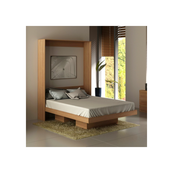 Cama Articulada de Casal com 2 Nichos CM8016 Amendoa
