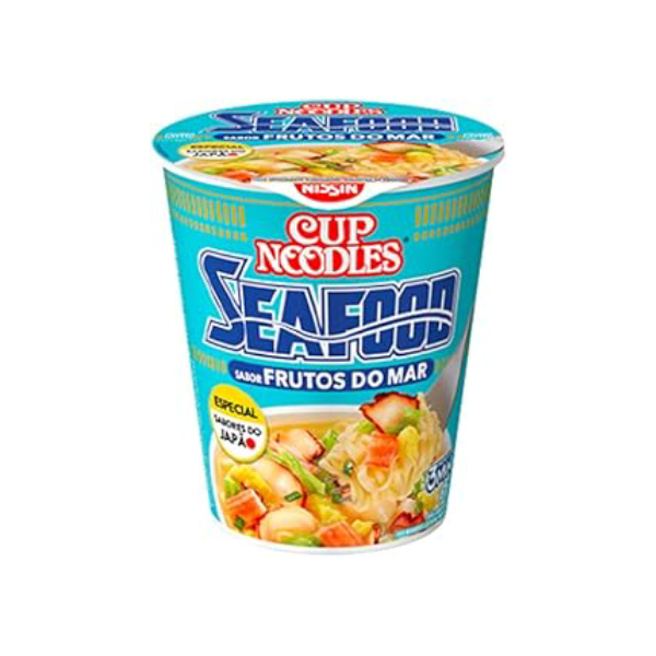 Cup Noodles Sabor Frutos Do Mar Nissin 65g