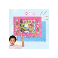 Kit 2 Livro de Colorir Holográfica 50 Folhas Coloring Book Rosa e Azul,Promoção!