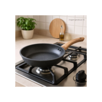 Frigideira Wolff de Alumínio e Cerâmica Granilite Preta 24cm