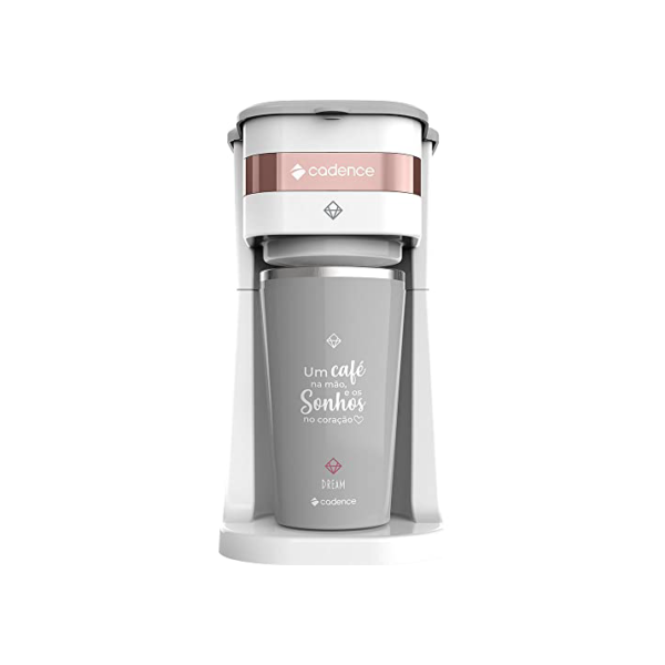Cafeteira Elétrica Cadence Dream Rosé Gold com Copo Térmico - 127V