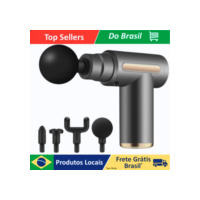 Massageador Elétrico Mini Profissional Muscular e Facial Recarregável Massagem e Terapia