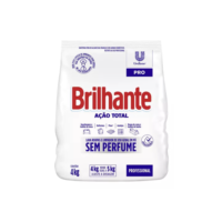 Sabão em Pó Brilhante Profissional Ação Total 4 kg