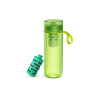 Philips Garrafa de Água GoZero Adventure, AWP2722LIR, verde, estilo squeeze, 590 ml, Filtro Adventure, AWP294/AWP295, elimina bactérias