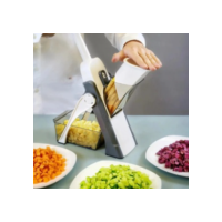 Cortador Fatiador Mandoline Multifuncional 5 Funções para Cortar Batata Legumes e Vegetais Food Chopper Inovador