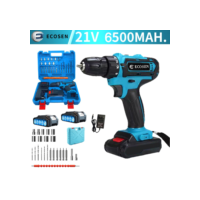 Parafusadeira/Furadeira 21V C/ Kit Maleta COM DUAS BATERIAS Kit de 28pcs