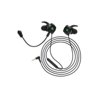 Fone de Ouvido Gamer ZAHHAK X, ELG, EPZHBK, com Microfone removível, Luvas de dedo, cabo P3, Preto