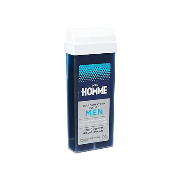 Cera Depilatória Refil Roll-On Masculina Depil Homme 100 g