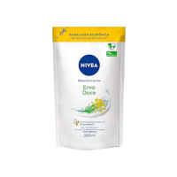 NIVEA Sabonete Líquido Refil Erva Doce 200ml - Fragrância refrescante de erva-doce, sensação de pele macia e hidratada