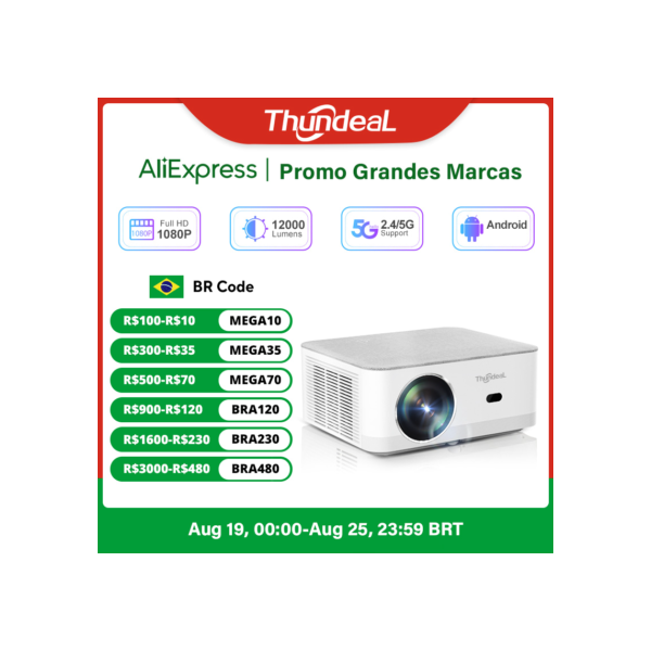 ThundeaL-Mini projetor portátil, TD92 Pro, feixe Full HD, vídeo 4K, Wi-Fi, Android, filme 3D, cinema em casa, FHD 1080P