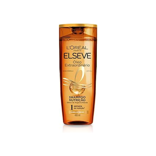 Shampoo L'Oréal Paris Elseve Óleo Extraodinário, 400ml