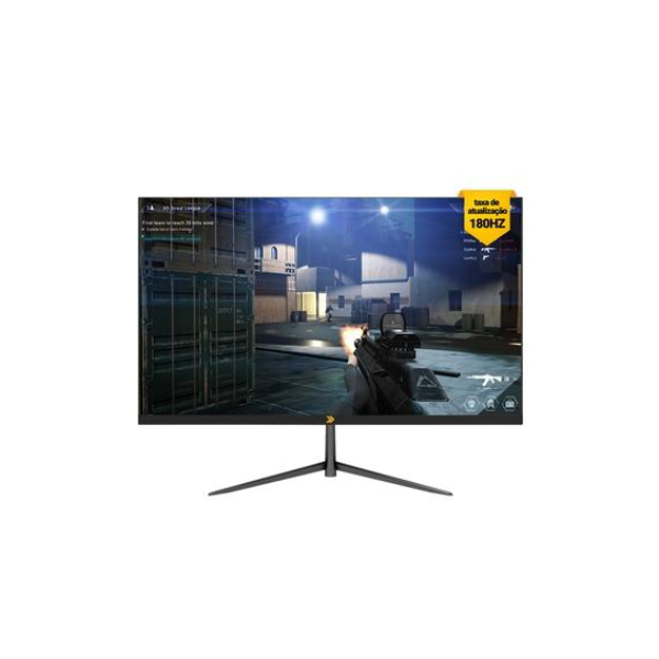 Monitor Gamer Curvo KBM! GAMING MG210 23.6", 180Hz, Full HD, 1ms, DisplayPort e HDMI, Adaptive Sync, Ajuste de Ângulo - KGMG21023PT