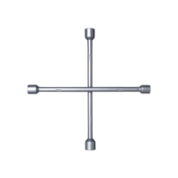 Chave De Roda Universal Em Cruz Estrela 4 Bocas 17x19x21x23mm Automotivo
