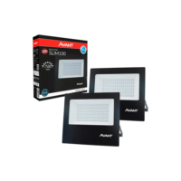 Kit 2 Refletor Avant 100W LED 6500K Branco Frio Externo Ip65 Cor da carcaça Preto