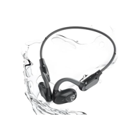 SoundPEATS RunFree Lite2 Fones de ouvido Bluetooth 5.3 sem fio de condução de ar aberto, 16.2 mm Driver Graves Aprimorados, 2 mcs Limpar chamadas, para esportes e trabalho, APP (preto)