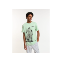 Camiseta Comfort em Algodão com Estampa The Mandalorian Verde