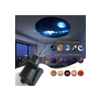 Lâmpada de projeção de céu estrelado, carregamento USB, luz criativa de estrela do Pólo Norte, lâmpada de atmosfera, luz