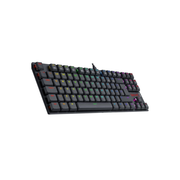 Teclado Mecânico Gamer Redragon APS, RGB, Switch Redragon Blue, ABNT2, Preto - Low Profile - K607 RGB (PT-BLUE)