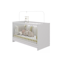 Berço 3 em 1 com Colchão Incluso Multimóveis MP0527GC Branco