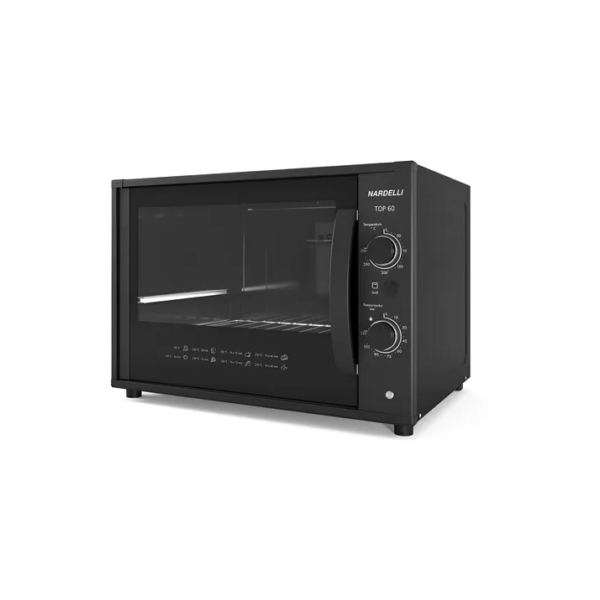 Forno Elétrico De Bancada Nardelli 60 Black 60 Litros Cor Preto