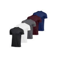 Kit 5 Camiseta Masculina Dry Proteção Solar UV50 Térmica Anti Suor Academia Esporte Basica Lisa