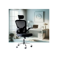 Cadeira de Escritório Executica ergonômica, Cadeira Presidente com apoio de cabeça e lombar, cadeira giratória [GIROFFICE]