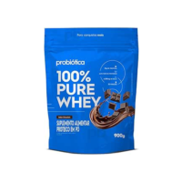 100% Pure Whey Nova Fórmula - 900g Refil Chocolate - Probiótica