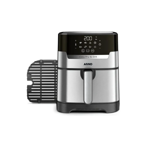 Airfry Arno Air Plus Expert E Grill Digital 4,2l Inox Ufe2 Cor Preto -