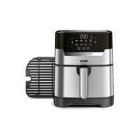 Airfry Arno Air Plus Expert E Grill Digital 4,2l Inox Ufe2 Cor Preto -