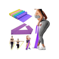 Kit com 3 Faixas de Resistência para Exercícios, Alongamento, Yoga, Pilates, Fisioterapia, Fortalecimento, Fitas Elásticas Coloridas