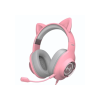Fone de Ouvido Headset Gamer 7.1 Over-Ear EDIFIER G2 II Pink Cat