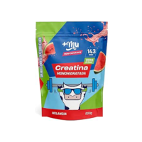 +Mu Creatina Monohidratada 100% pura Sabor Melancia - 500g
