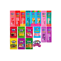 Kit C/30un Balas Fini Sabores Variados Balas de Gelatinas Tubes Cítricas Azedinhas 15g