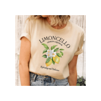 Camiseta Feminina Limoncello Drink Lemon T-Shirt 100% Algodão Tendência Moda Feminina