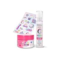 Kit Nutrição Magia De Unicórnio Ganhe Adesivos Forever Liss
